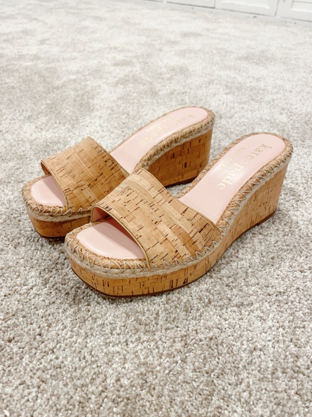 Kate Spade New York Women's Cosette Cork Espadrille Platform size 9